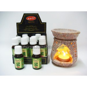 Oleo perfumado Aarti Hortelã15ml (pack 12)